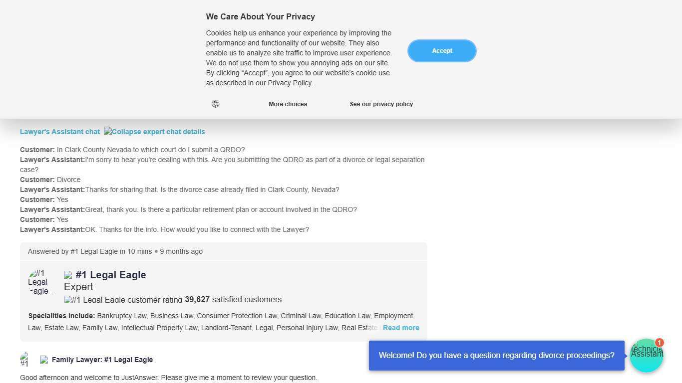 Where to File a QDRO in Clark County Divorce?